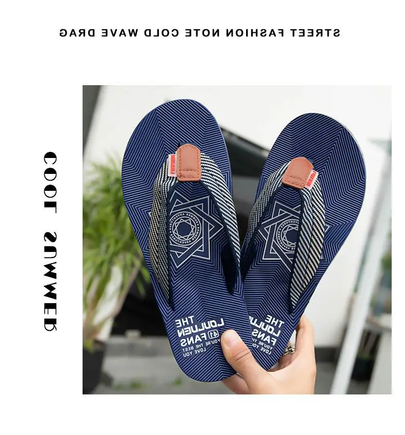 Fujian Factory New Beach Flip-Flops Men's Summer Non-Slip Clip Casual Sandals Outfit Trendy Thick Bottom Men — feature 6