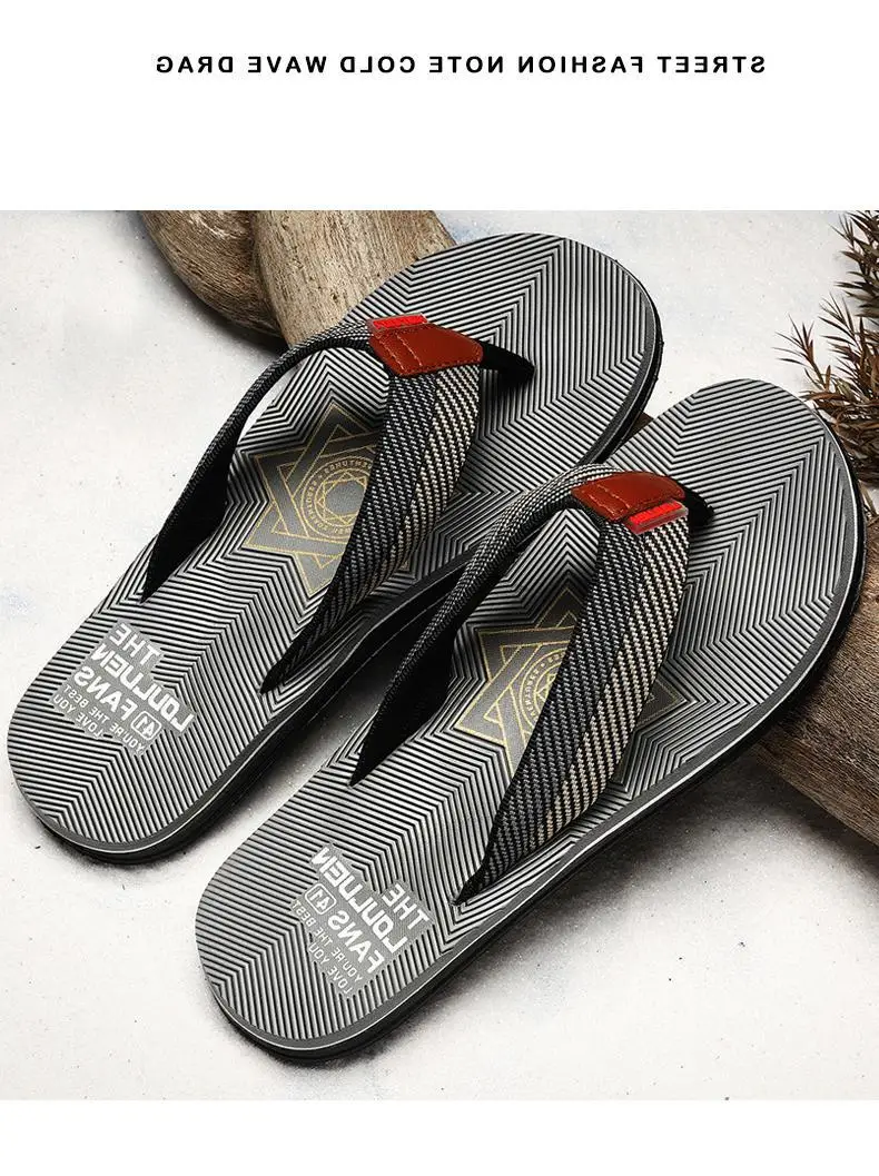 Fujian Factory New Beach Flip-Flops Men's Summer Non-Slip Clip Casual Sandals Outfit Trendy Thick Bottom Men — feature 7