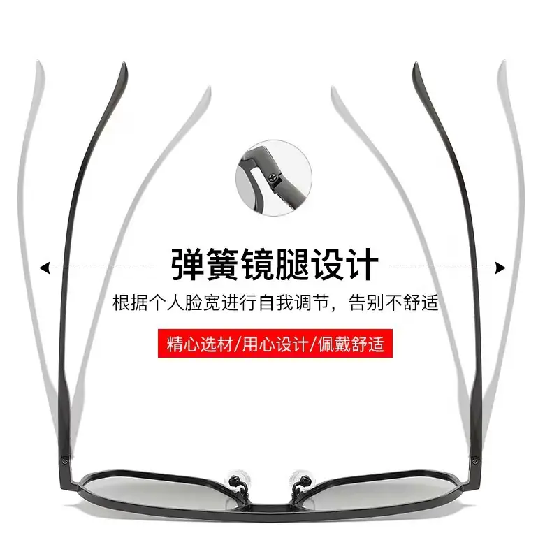 Aluminum Polarized Sunglasses Day Night Dual Use - Image 10
