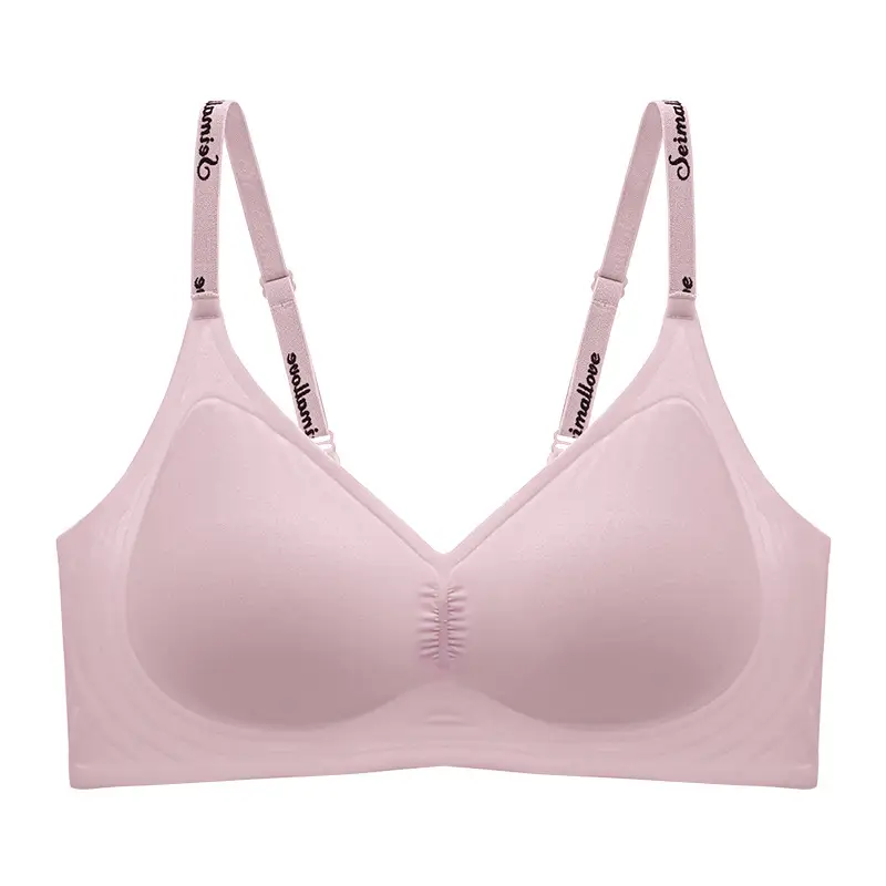 Seamless Naked Sense Underwear Women's Jelly Soft Support Auxilum Anti-adjustment Type Sagging Ultra-soft Thin Bra without Steel Ring