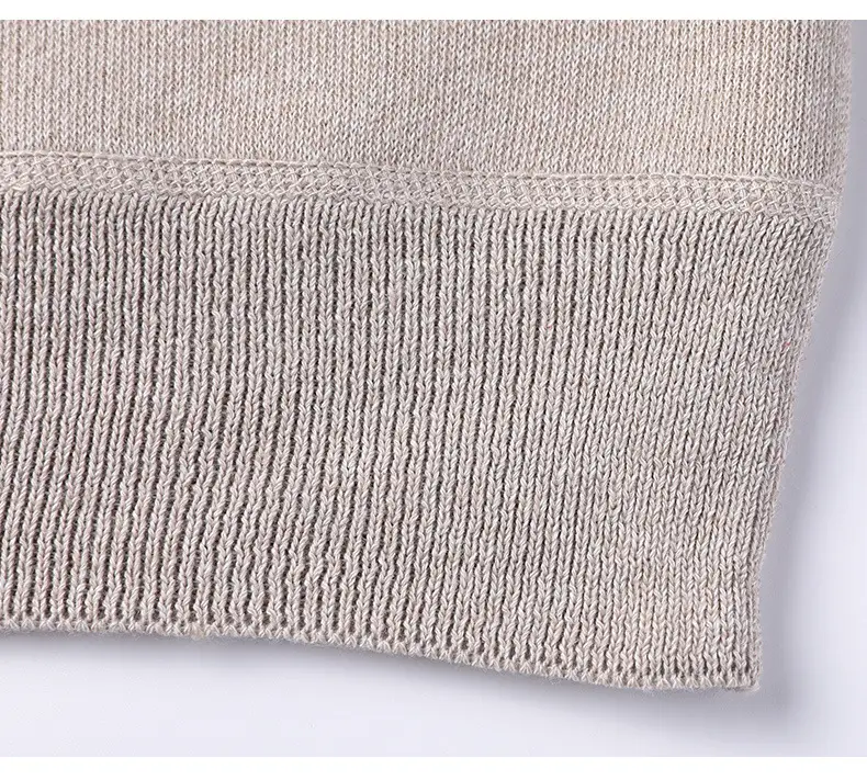 Men Grey Knitted Round Neck Sweater — feature 31
