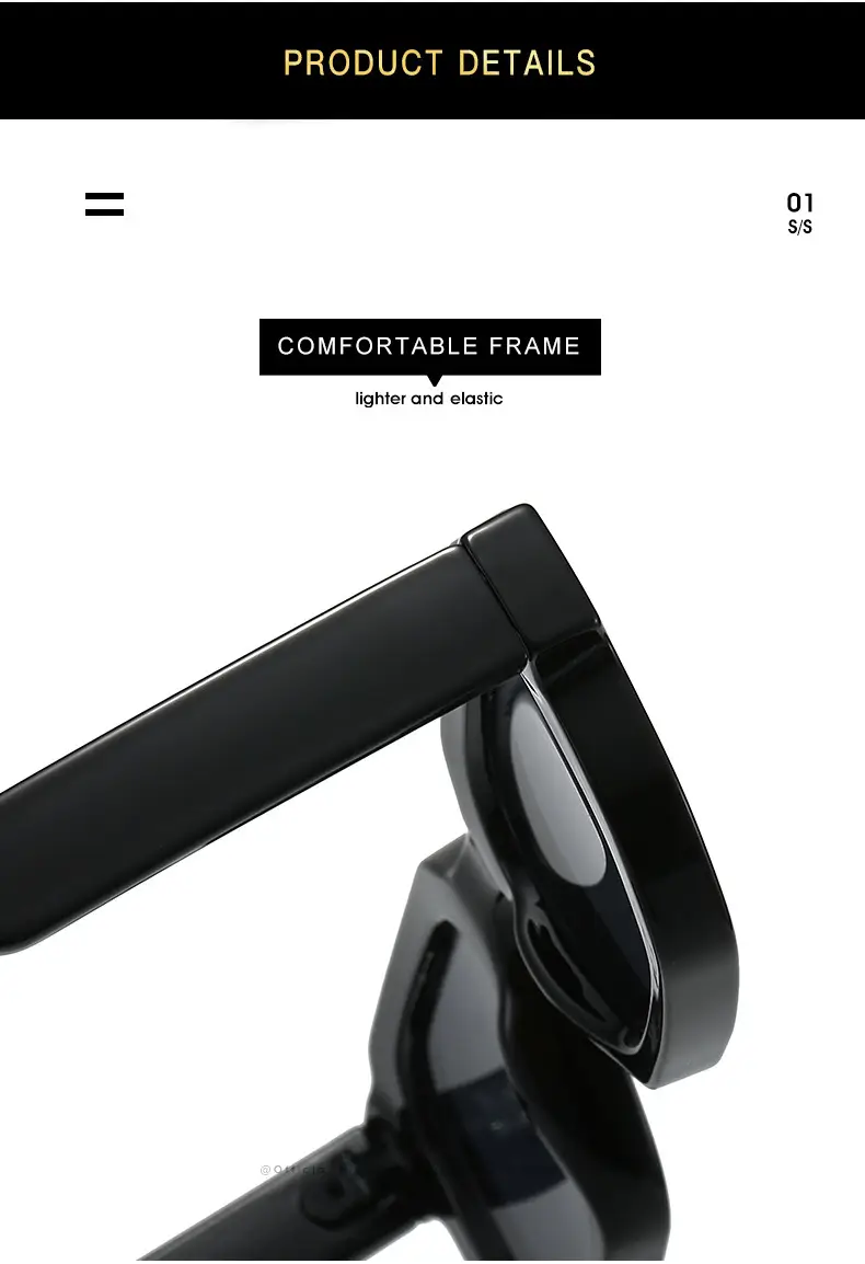 Women's Gray Tortoise Shell Sunglasses Square Frame — feature 12