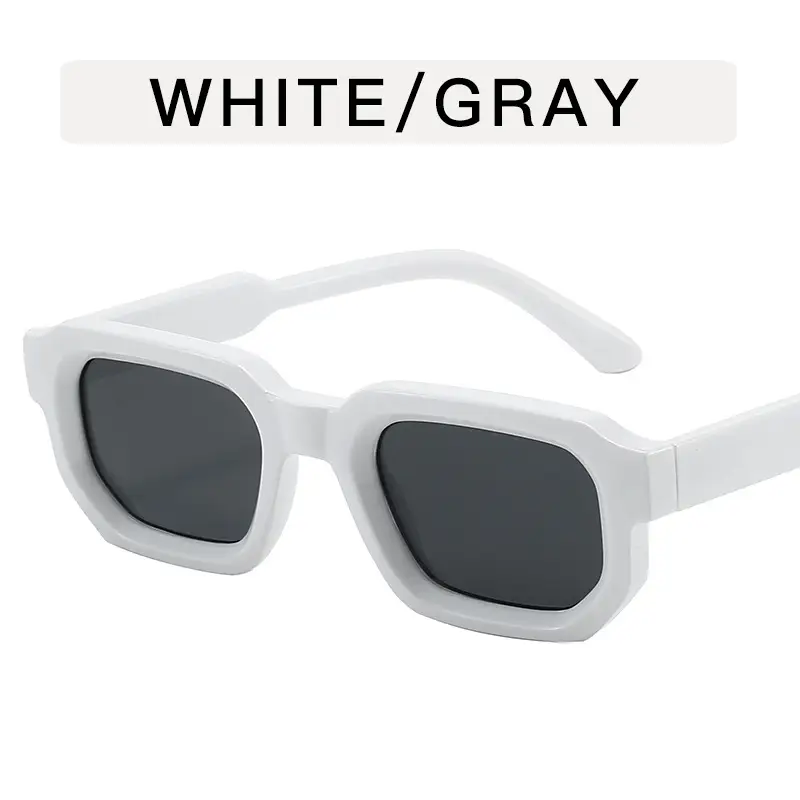 Women's Gray Tortoise Shell Sunglasses Square Frame - Image 10