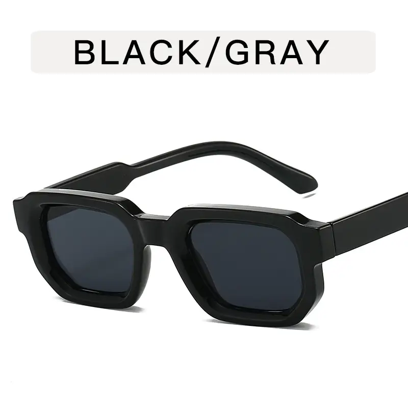 Women's Gray Tortoise Shell Sunglasses Square Frame - Image 2