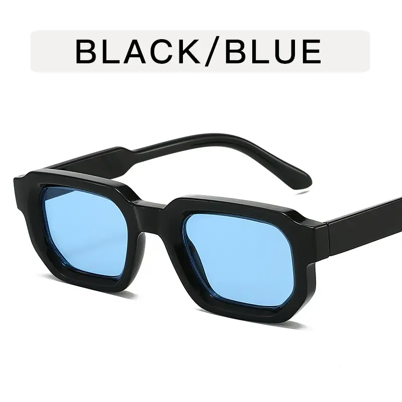 Women's Gray Tortoise Shell Sunglasses Square Frame - Image 4