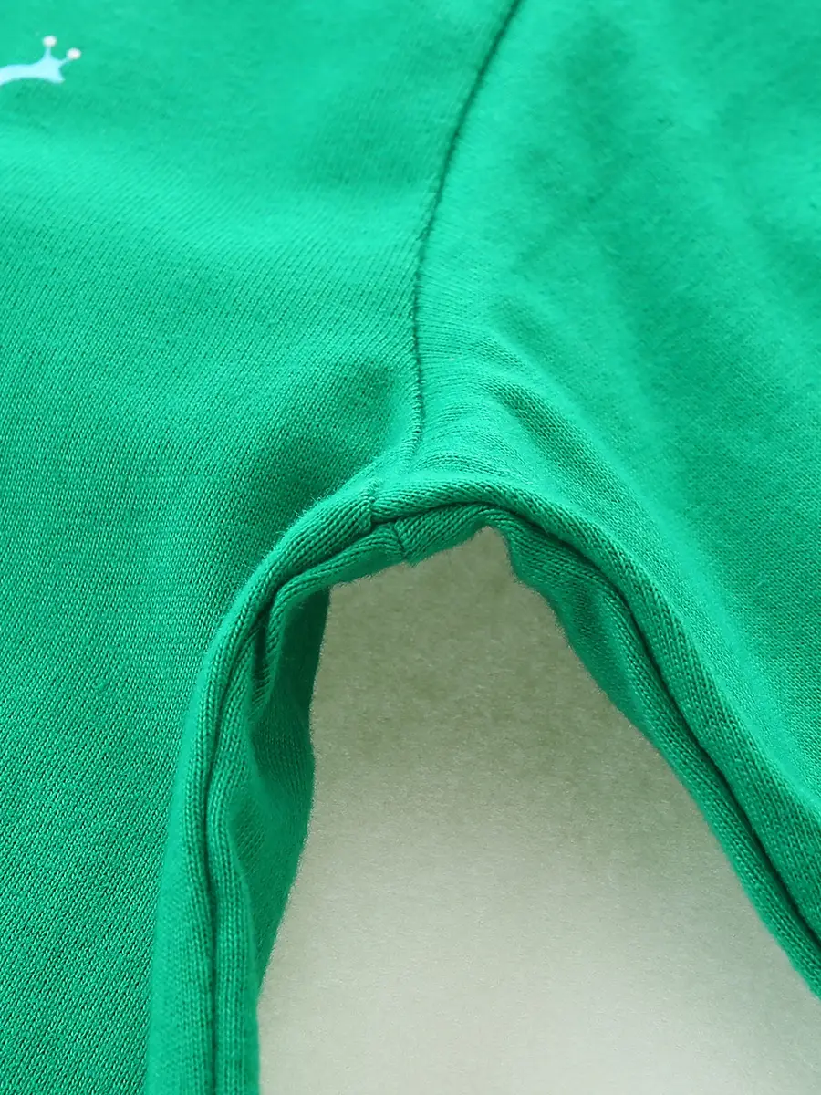 2025 Kids T-Shirt Green Animal Print Long Sleeve - Image 6