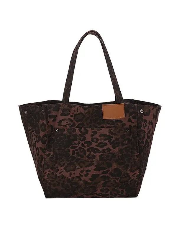 Leopard Print Women's Large Tote Bag 2024 - Image 9