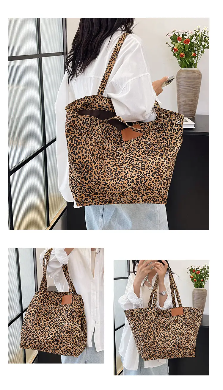 Leopard Print Women's Large Tote Bag 2024 — feature 10