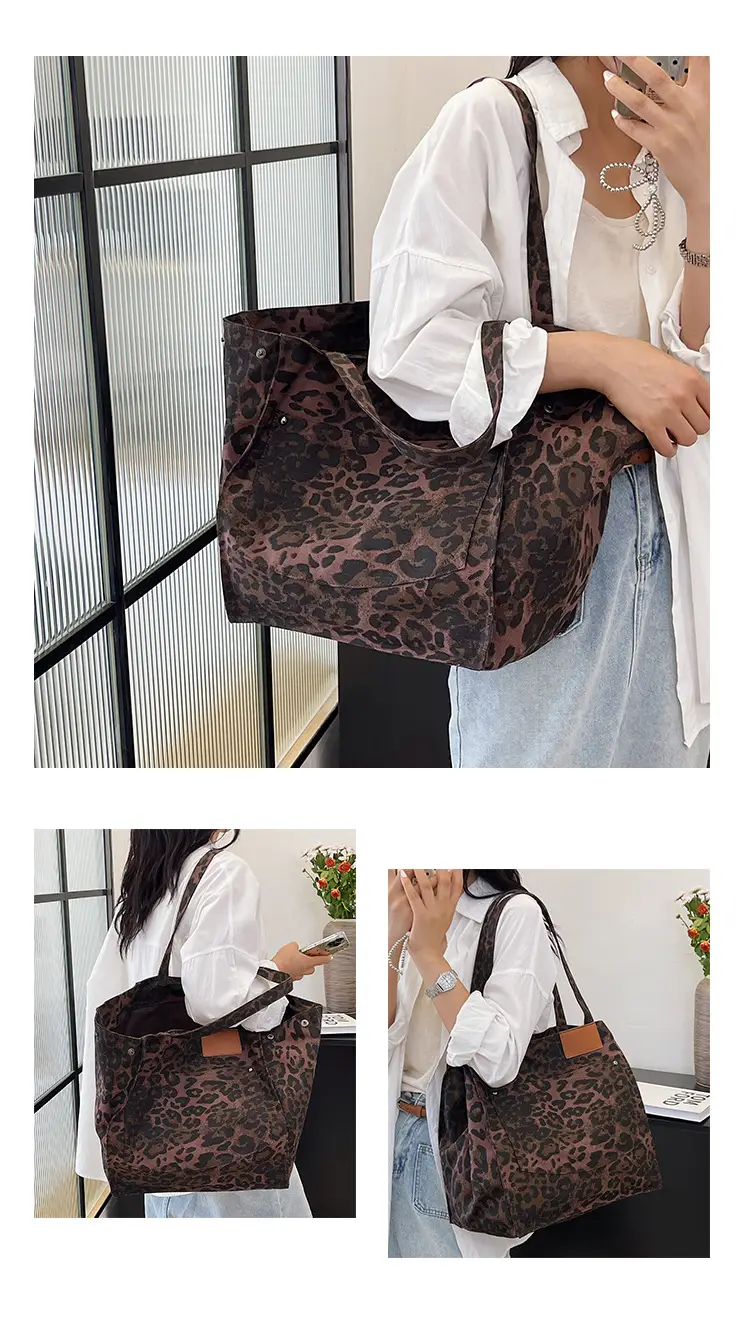 Leopard Print Women's Large Tote Bag 2024 — feature 11