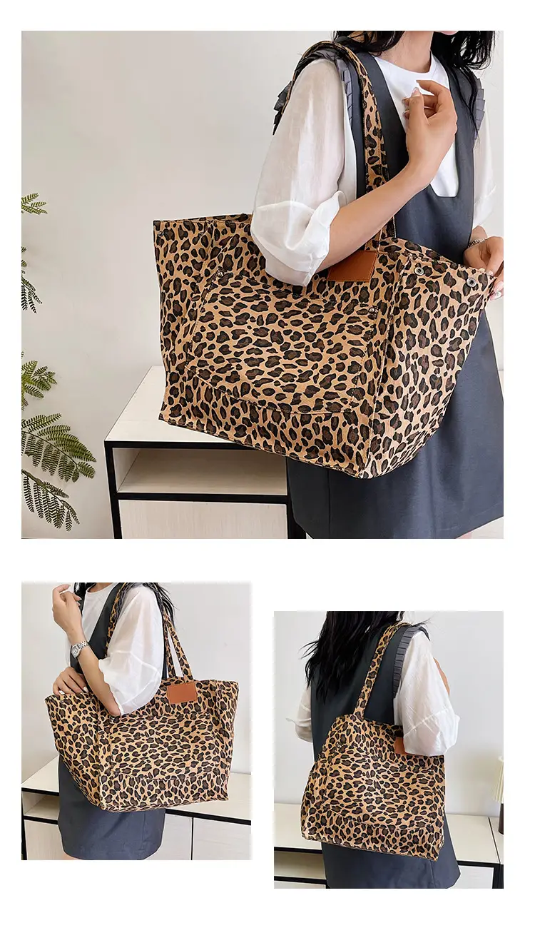 Leopard Print Women's Large Tote Bag 2024 — feature 12