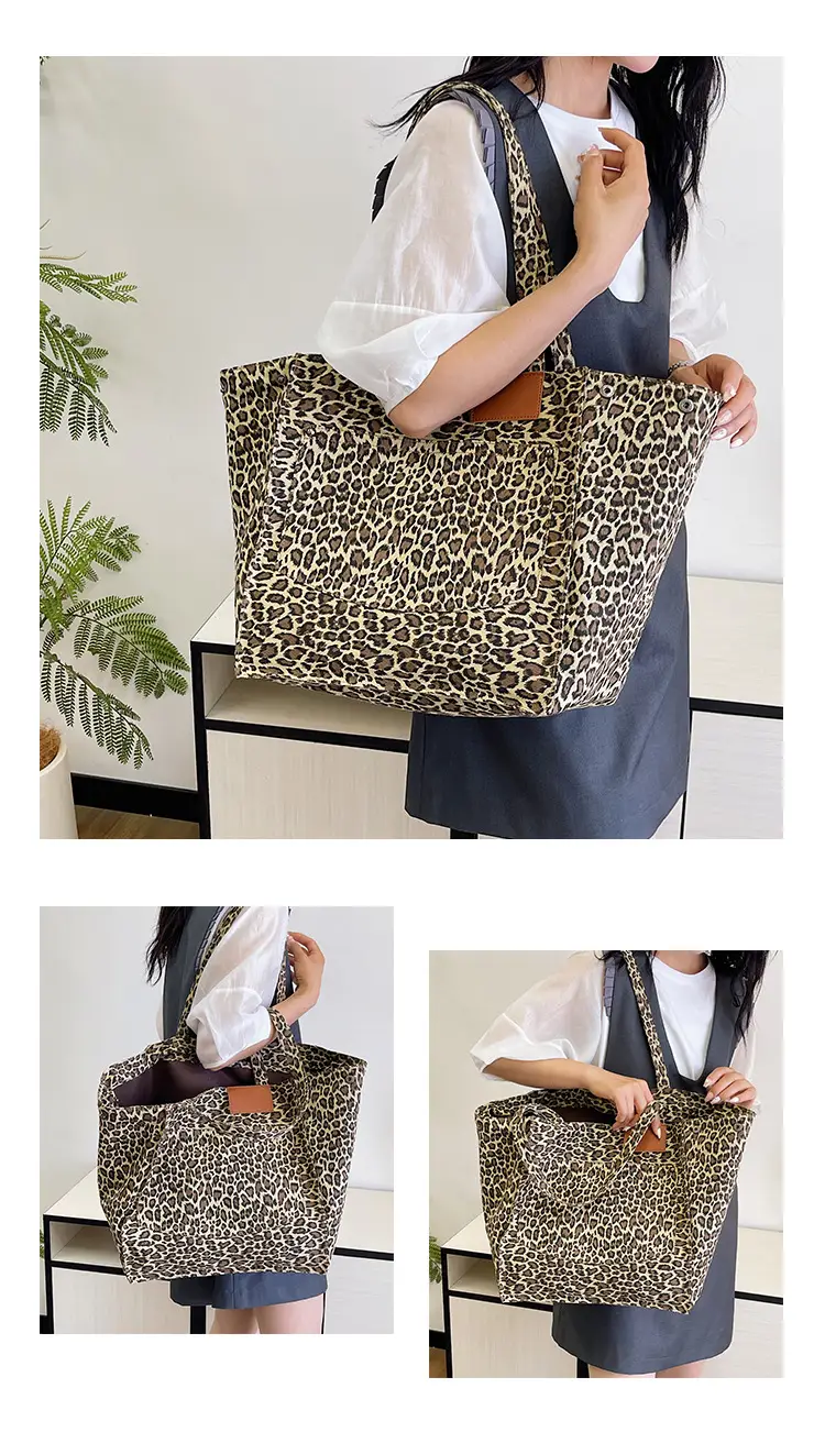 Leopard Print Women's Large Tote Bag 2024 — feature 13