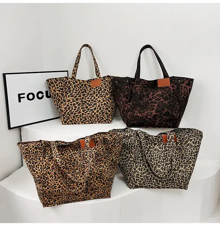 Leopard Print Women's Large Tote Bag 2024 — feature 14