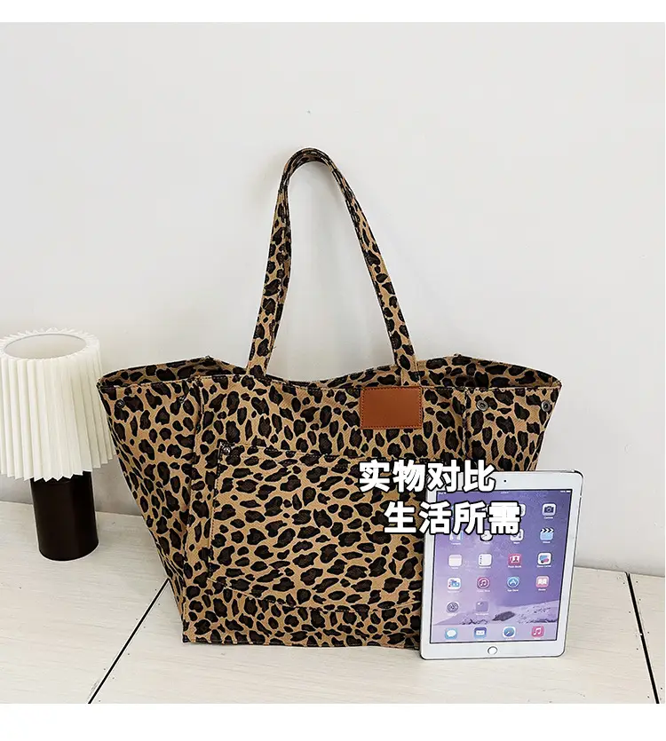 Leopard Print Women's Large Tote Bag 2024 — feature 8