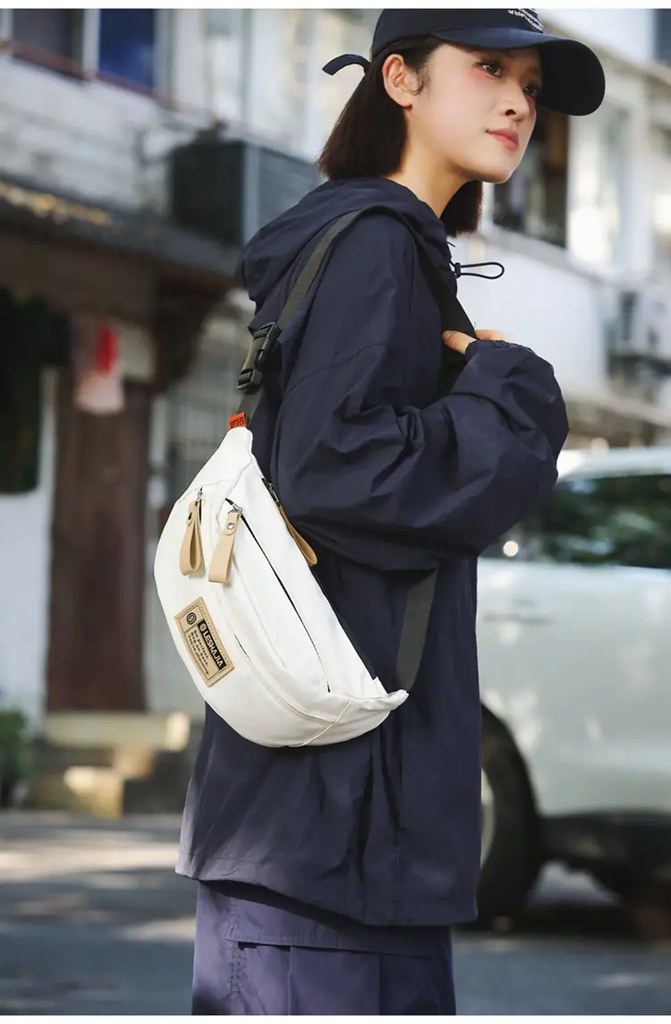Women's Light Blue Crossbody Bag Nylon 2024 — feature 17