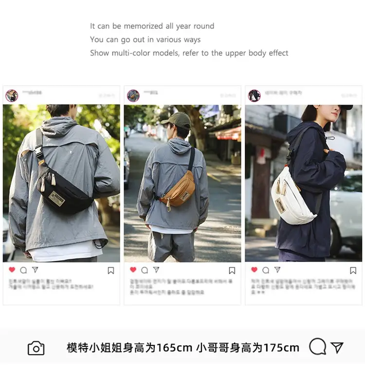 Women's Light Blue Crossbody Bag Nylon 2024 — feature 8