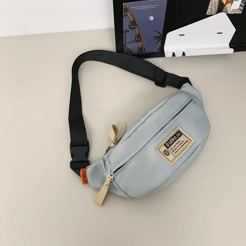 Women's Light Blue Crossbody Bag Nylon 2024 - Image 5