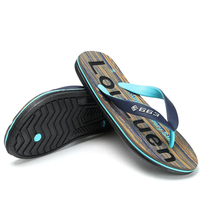 Fujian manufacturers new beach flip-flops men's wholesale summer non-slip pvc flip-flops outside wear flip fl - Image 5