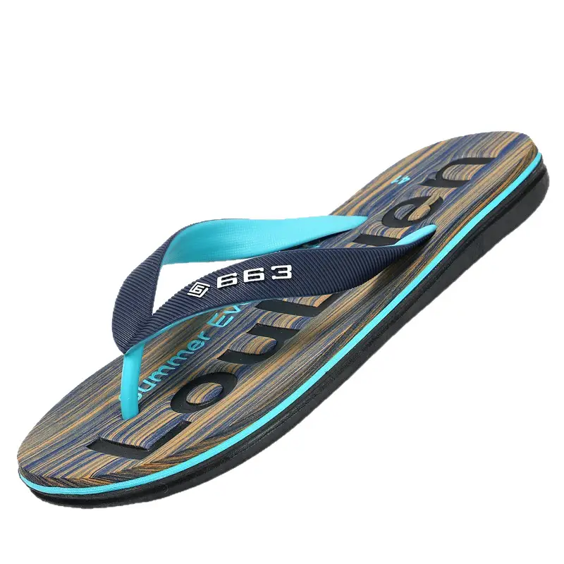 Fujian manufacturers new beach flip-flops men's wholesale summer non-slip pvc flip-flops outside wear flip fl - Image 7
