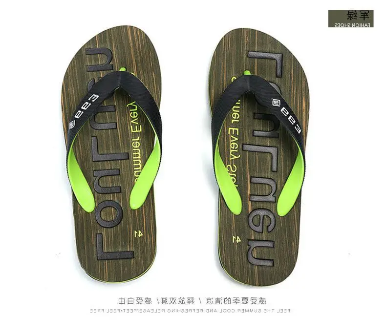 Fujian manufacturers new beach flip-flops men's wholesale summer non-slip pvc flip-flops outside wear flip fl — feature 15