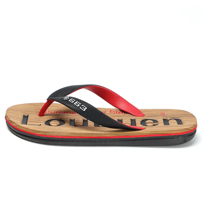 Fujian manufacturers new beach flip-flops men's wholesale summer non-slip pvc flip-flops outside wear flip fl - Image 2