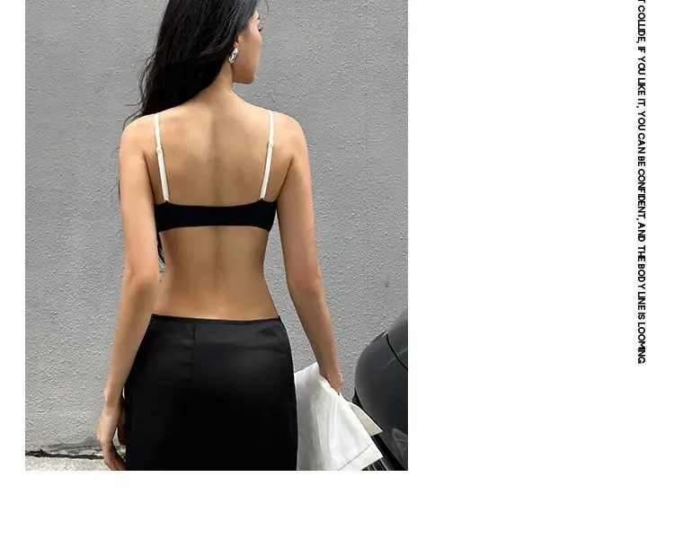 Women's French Style Thin Summer Underwear with Sexy Deep U Back — feature 28