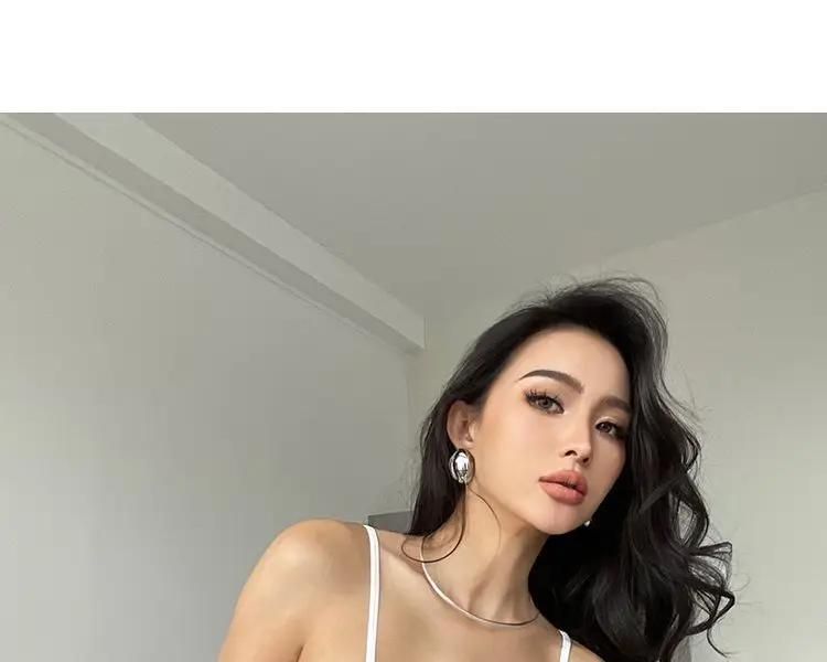 Women's French Style Thin Summer Underwear with Sexy Deep U Back — feature 30