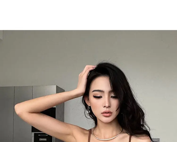Women's French Style Thin Summer Underwear with Sexy Deep U Back — feature 42