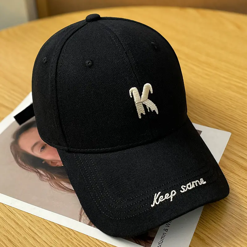 Women's Beige Fox Logo Baseball Cap Spring Autumn Sun Protection - Image 7