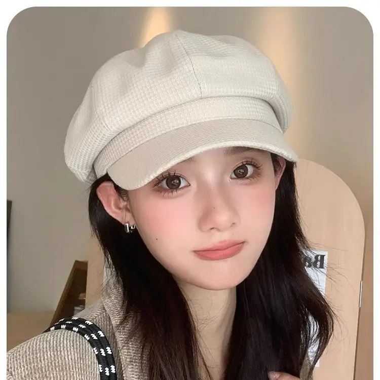Women's Vintage Newsboy Cap Autumn Winter British Style - Image 5