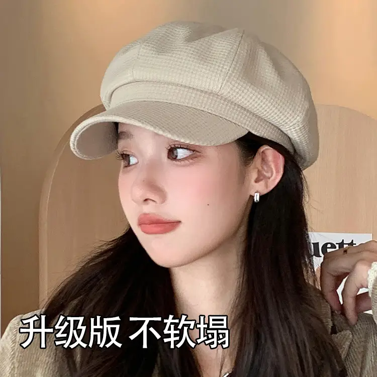 Women's Vintage Newsboy Cap Autumn Winter British Style - Image 6