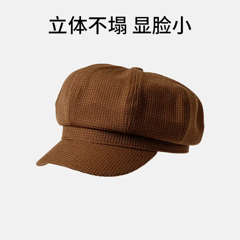 Women's Vintage Newsboy Cap Autumn Winter British Style - Image 3