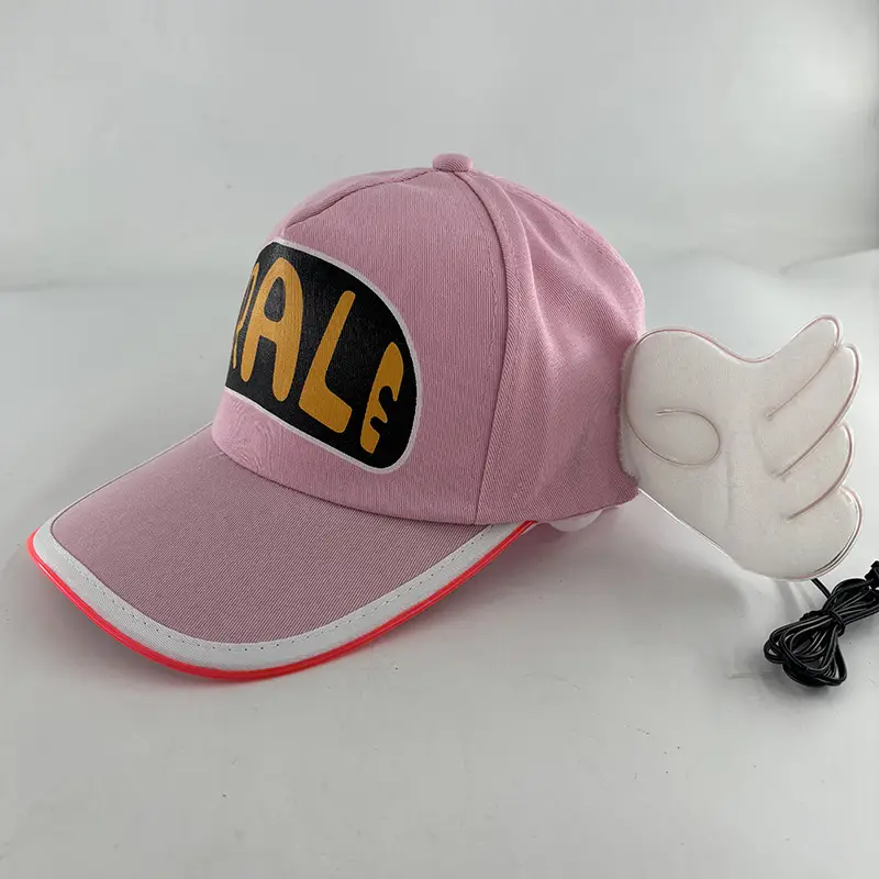 Alalei LED Luminous Cap Angel Wings Neon Light — feature 7