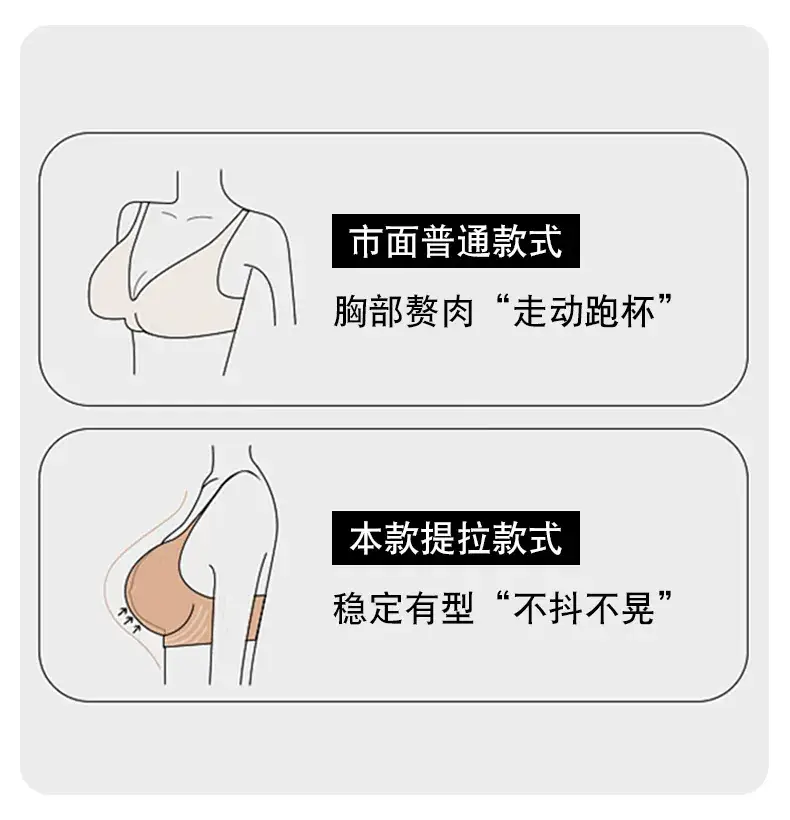 W-Type Pressureless Bra for Women Small Chest Gathering — feature 9