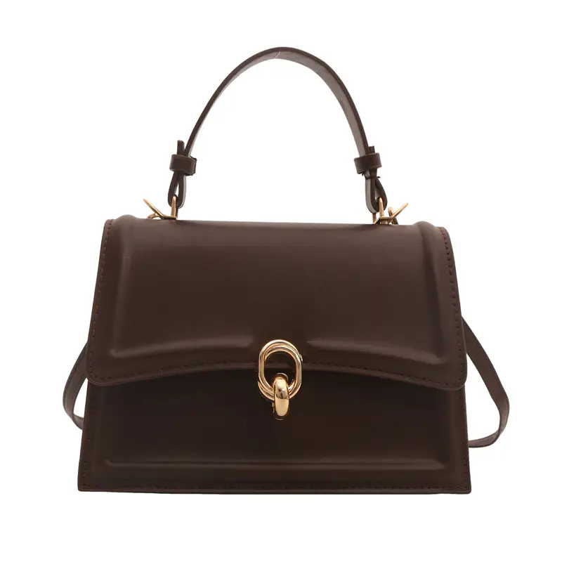 Vintage Women's Square Bag Beige Shoulder Crossbody - Image 9