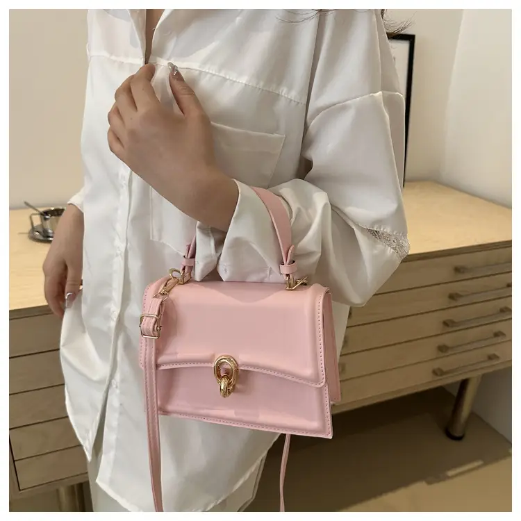 Vintage Women's Square Bag Beige Shoulder Crossbody — feature 14