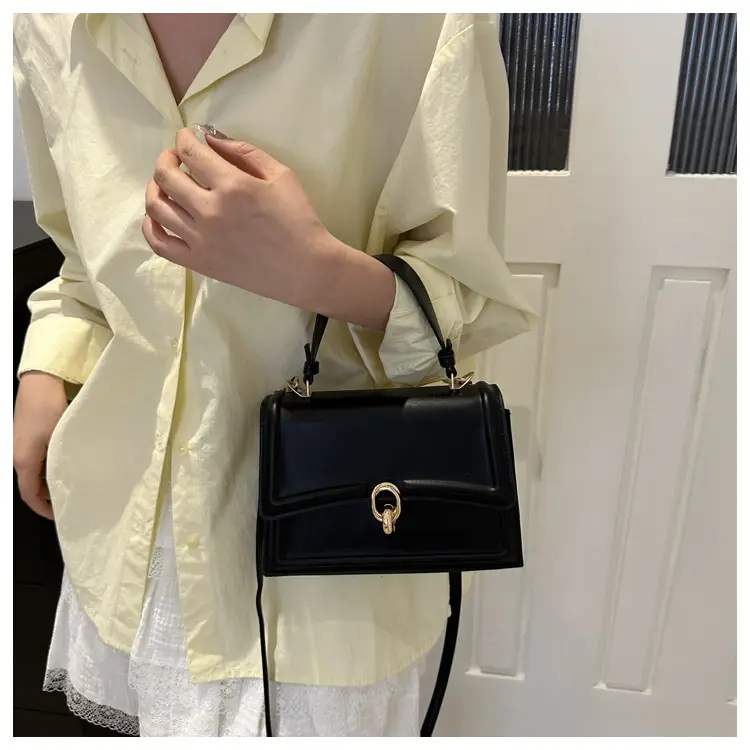Vintage Women's Square Bag Beige Shoulder Crossbody — feature 20