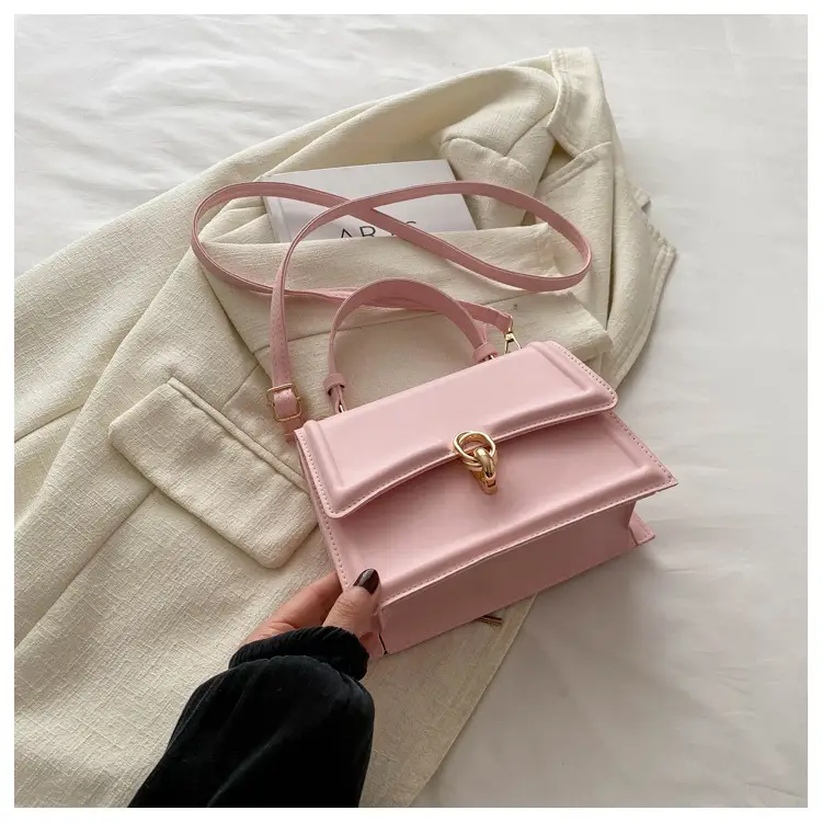 Vintage Women's Square Bag Beige Shoulder Crossbody — feature 29