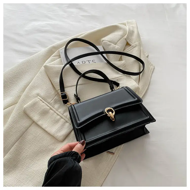 Vintage Women's Square Bag Beige Shoulder Crossbody — feature 30