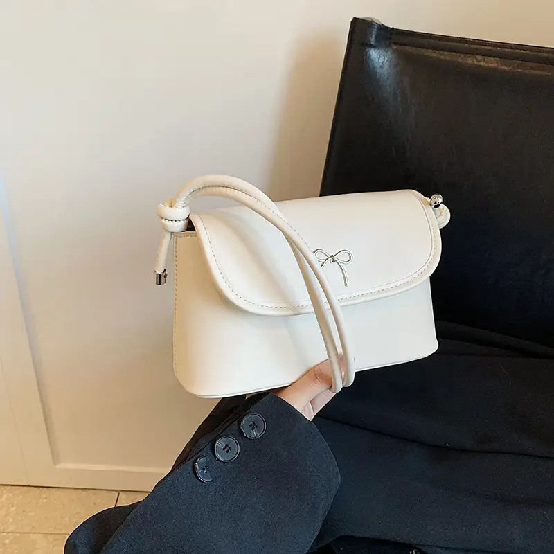 Elegant White Shoulder Bag Women 2024 New - Image 8
