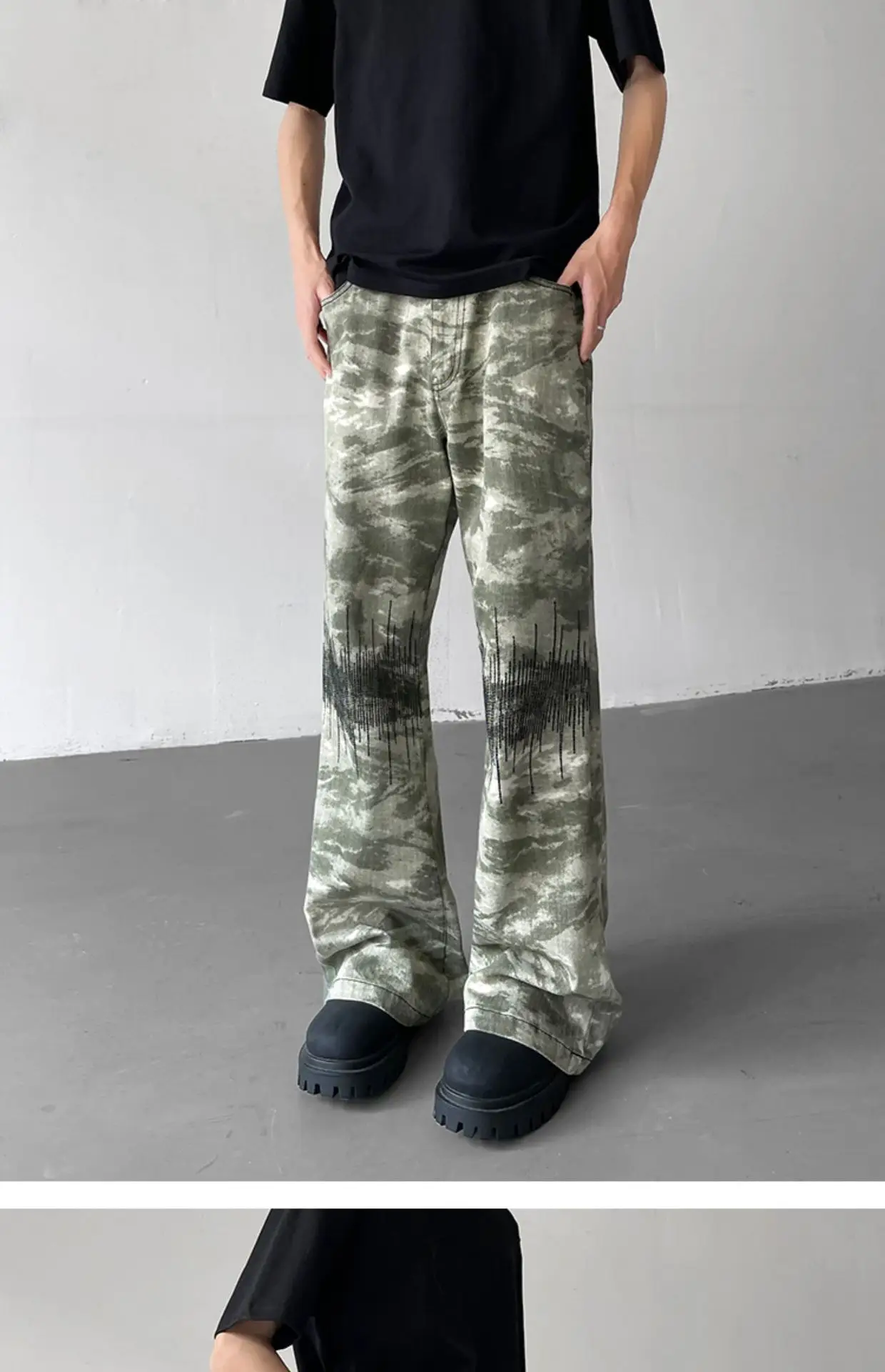 Vibe Camouflage Men's Straight Pants American Style — feature 10