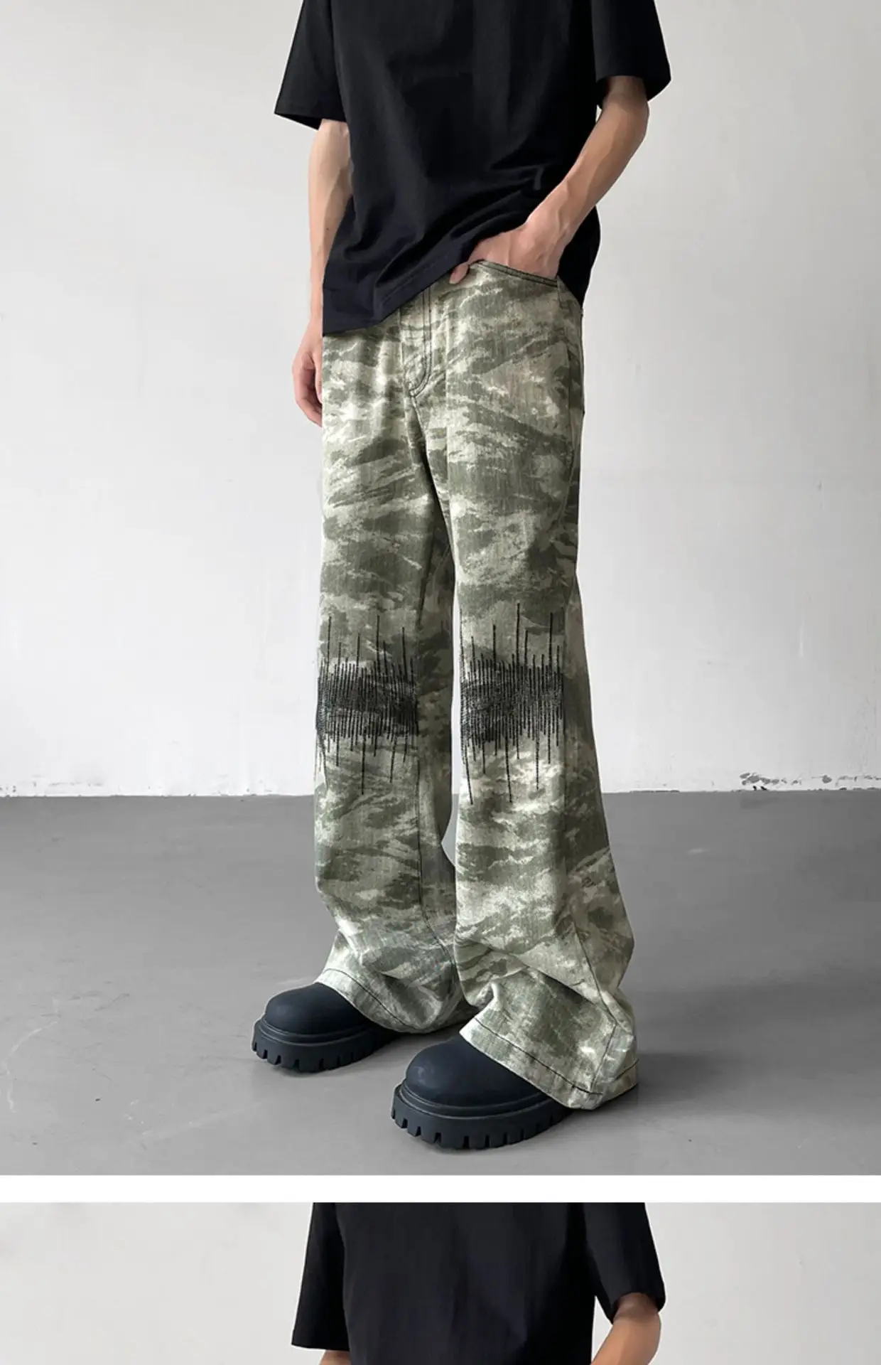 Vibe Camouflage Men's Straight Pants American Style — feature 13