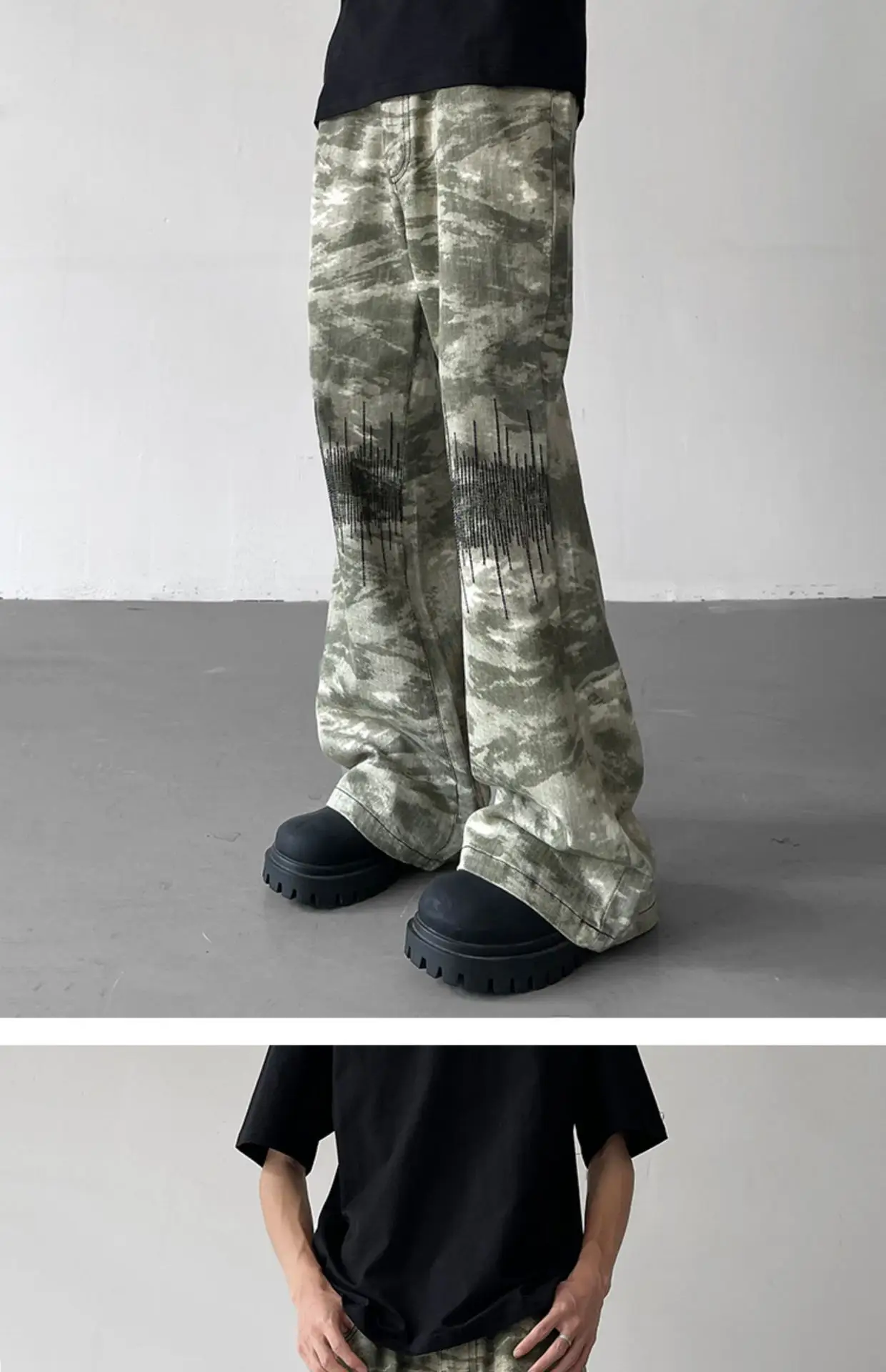 Vibe Camouflage Men's Straight Pants American Style — feature 17