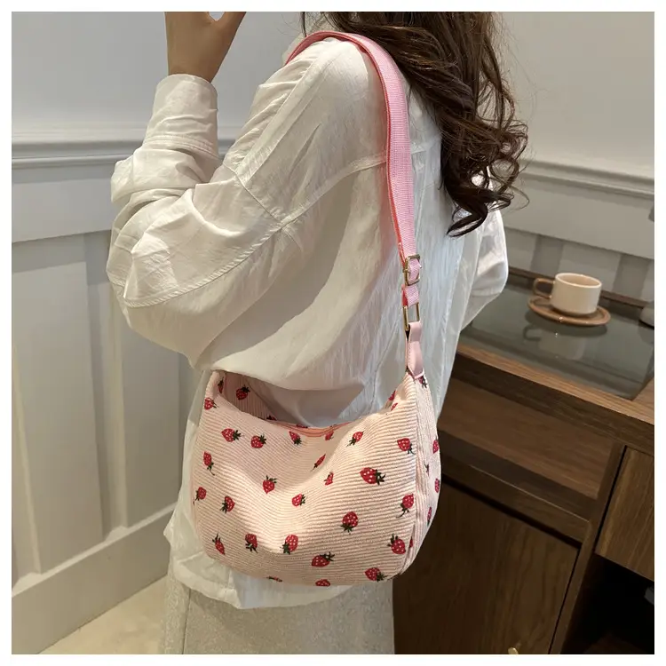 Women Fleece Leopard Print Crossbody Bag Brown — feature 17