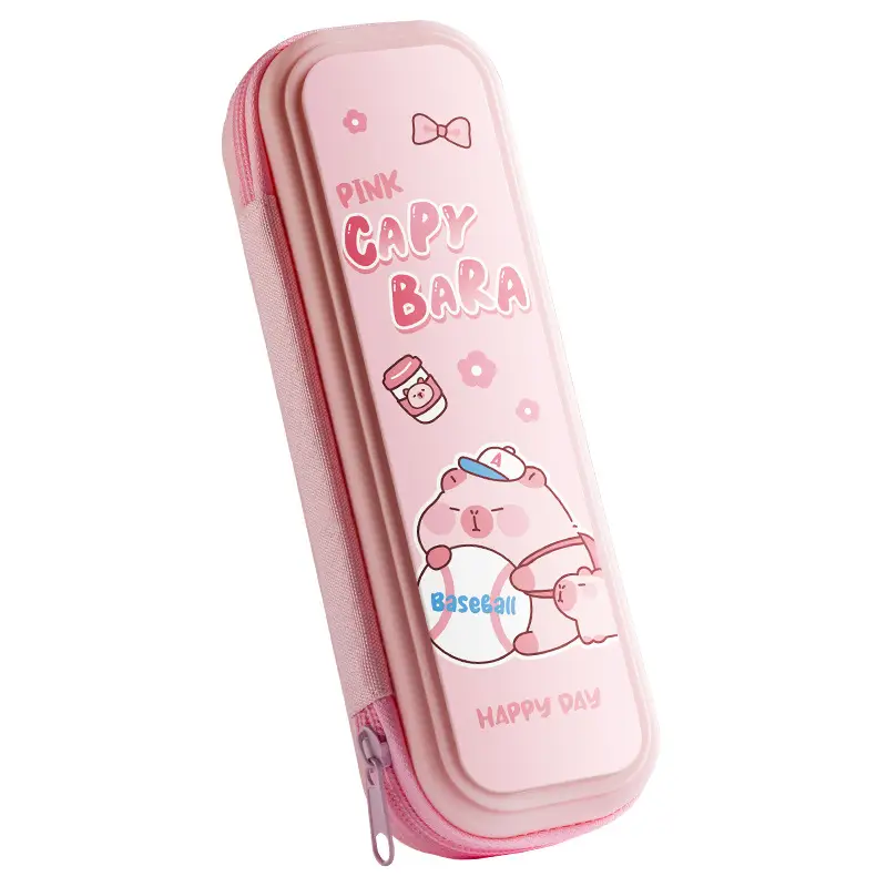 Cartoon children's burden-reducing pencil case stationery case large capacity multi-functional storage pen case material waterproof and dirty-resistant pen case