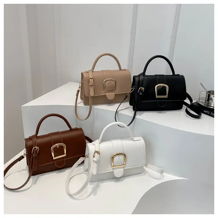 White Square Shoulder Bag for Women 2024 - Image 3