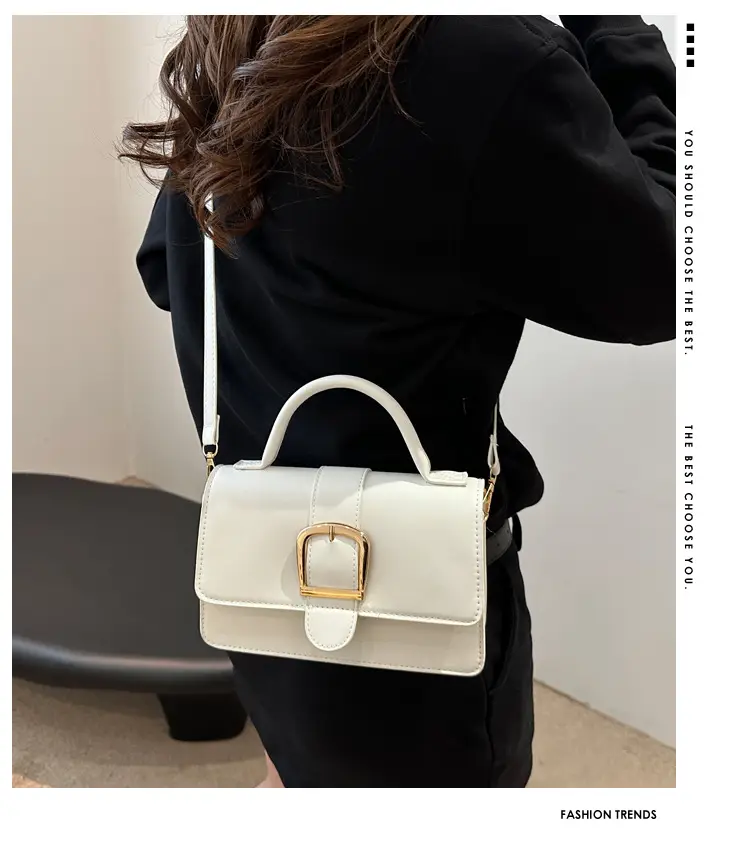 White Square Shoulder Bag for Women 2024 — feature 2