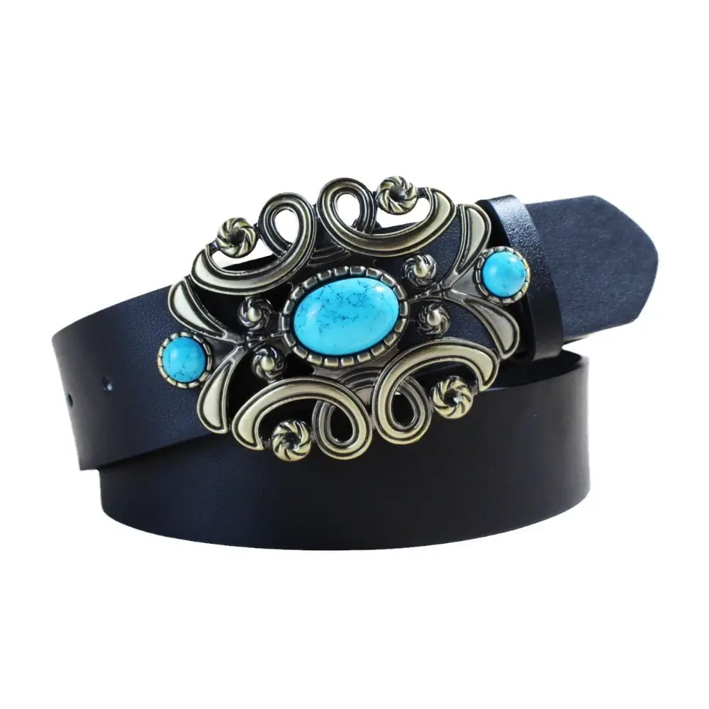 Vintage Ethnic Turquoise Belt for Women - Image 7