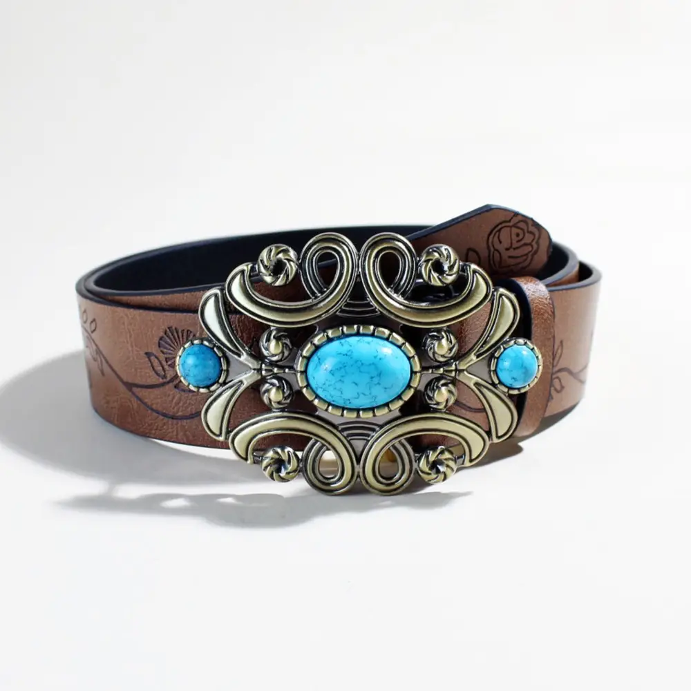 Vintage Ethnic Turquoise Belt for Women — feature 6