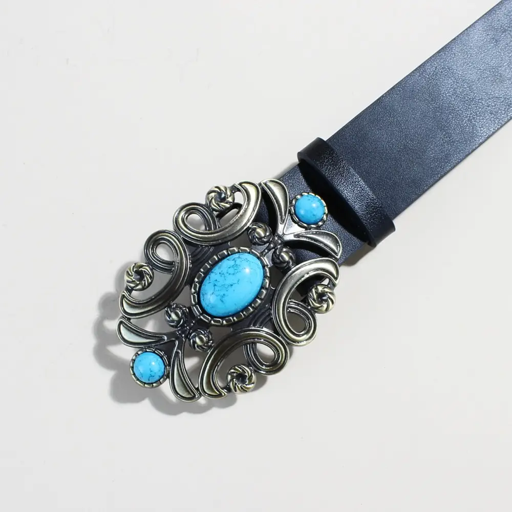 Vintage Ethnic Turquoise Belt for Women — feature 8