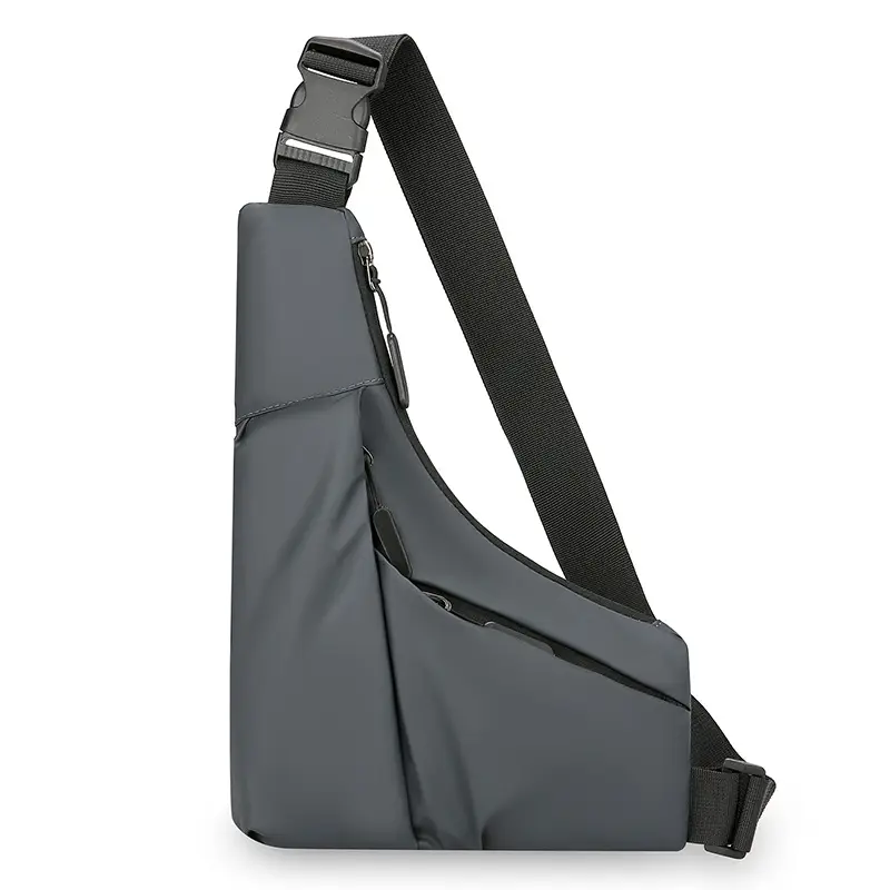 Men's Black Shoulder Crossbody Bag Large Capacity Lightweight - Image 7